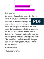 He Fell in Love With A Broken Girl | PDF | Art | Poetry