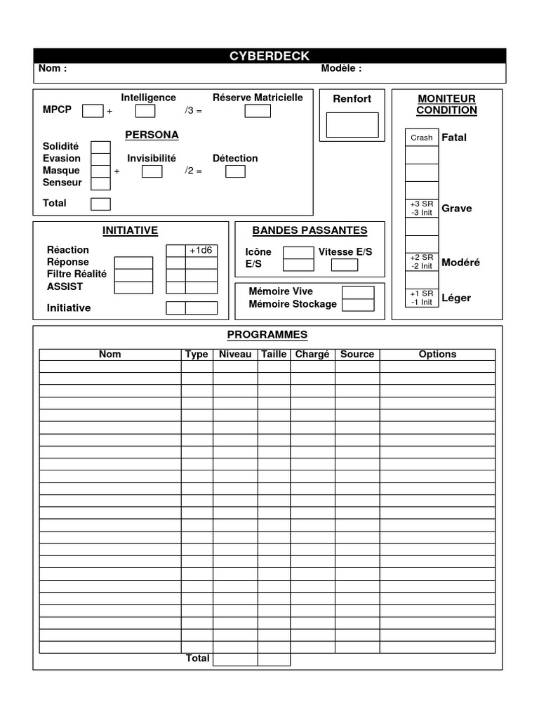 Guide Complet du Cyberdeck et Équipements | PDF | Informatique ...