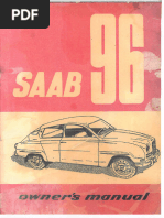 Saab 96 Owners Manual