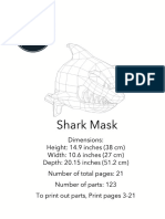 Tiburon Shark Mask by PlainPapyrus