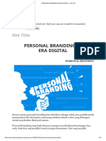 PERSONAL BRANDING DI ERA DIGITAL - Site Title