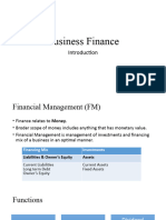 Week 1 Introduction To Finance