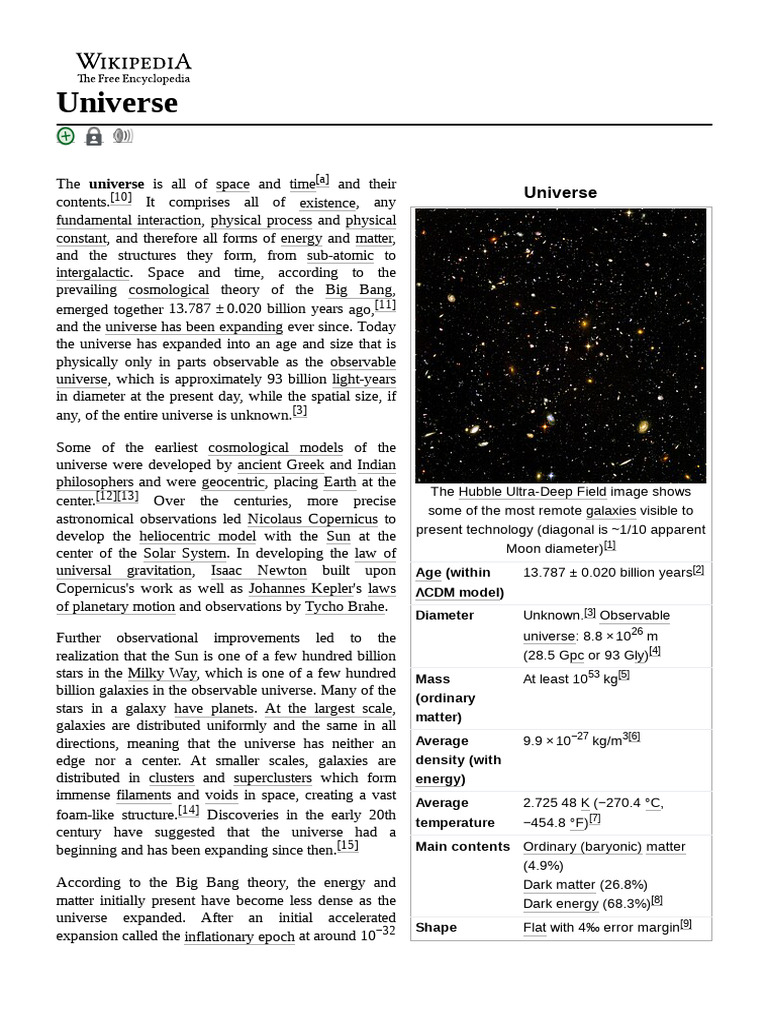 Universe pdf universe general relativity