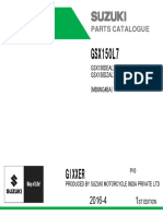 Pdfcoffee.com Gixxer 150 2016 PDF PDF Free