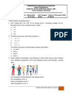 Matematika Kelas 7 PAS Kurikulum Merdeka