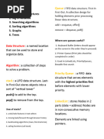 Data Structure and Algorithm