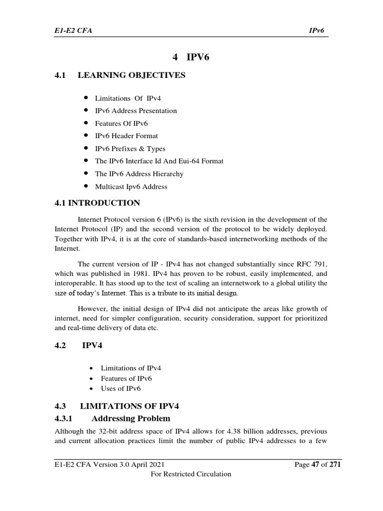 IPv6: Addressing the Future | PDF | I Pv6 | Ip Address