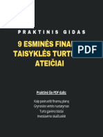 9 Finansinės Taisyklės