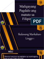 Maligayang Pagdalo Ang Matuto Sa Filipino