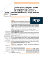 Prevalence of Iron Deficiency Anemia and Its.3