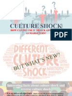 Culture Shock - Positive Aspects and Use in Marketing