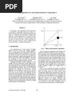 Fast Algorithm For Line Rasterization by Using Slope 1