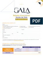 Bulletin Inscription Gala 2023