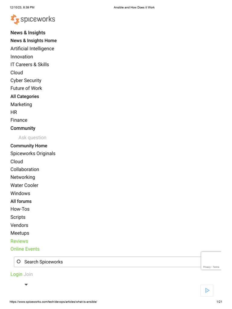 Ansible: Uses, Architecture, and Features | PDF | Secure Shell ...
