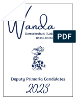 Deputy Prim Candidates 2023 Booklet