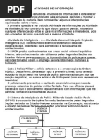 Atividade de Informações
