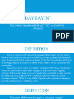 Baybayin Revisited by Damon L Woods
