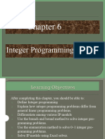 Chapter 6 Integer Programming Refined