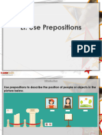 GPS Year 3 Spring Block 2 Step 1 PPT What Is A Preposition