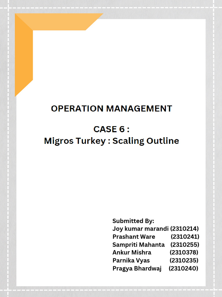 Migros Online Strategy and Fulfillment Analysis | PDF | Business