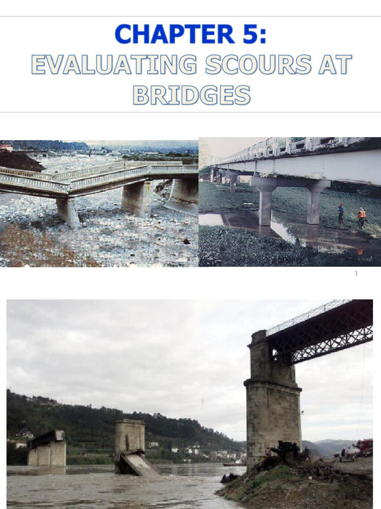 Chapter 5 - Evaluating Scours at Bridges | PDF | Sediment | Geology