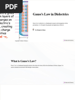 Gausss Law in Dielectrics