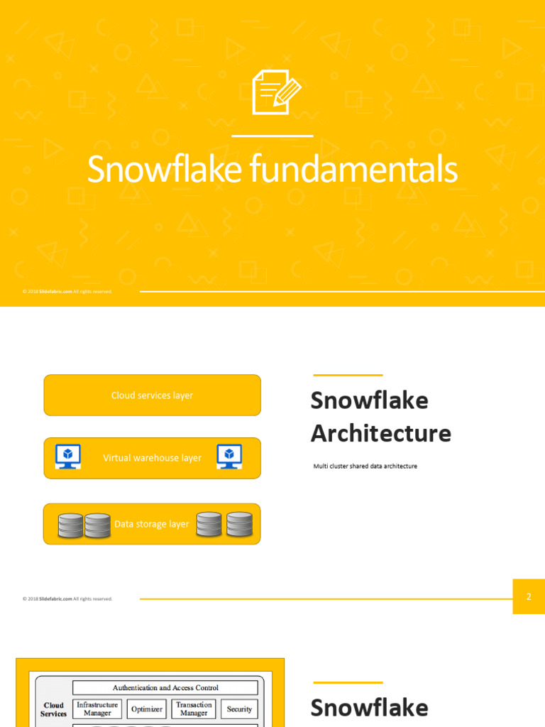 Snowflake Architecture | PDF | Cache (Computing) | Cloud Computing