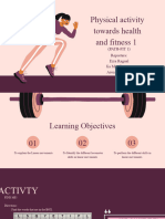 Beige and Purple Illustrated Physical Education Physical Fitness Educational Presentation