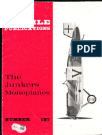 Profile Publications Aircraft 187 - Junkers Monoplanes