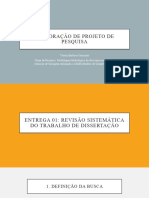 Elaboração de Projeto de Pesquisa - Entrega 04