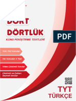 Dört Dörtlük: Türkçe