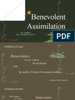 Benevolent Assimilation