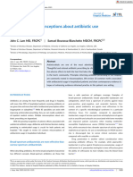 John C Lam Ten Common Misconceptions About Antibiotic