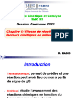 Cours Cinétique S5 2023 Chapitre 1