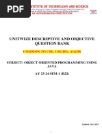 AllPossibleQuestionBank (Desc&Obj) ..R22 OOPSJAVA 2324SEM1..14112023