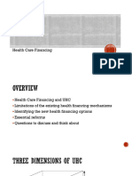 Ehc-Ii: Health Care Financing