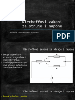 Elektrotehnika U Mašinstvu II3 - Kirchoffovi Zakoni