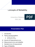 5.concepts of Reliability