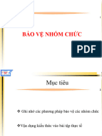 Lý thuyết chương 4 - Bảo vệ nhóm chức