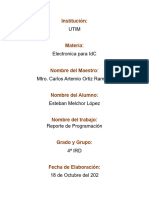 Programación Esteban Melchor López 4A IRD