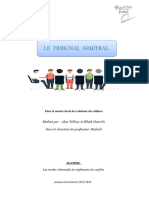 Tribunal Arbitrage ALAA Et RIHAB
