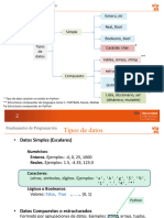 1.1 Tipos de Datos Simples, Expresiones