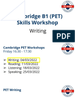 B1 Writing Workshop