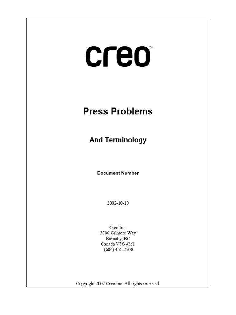 press_problems PDF Ink Printing