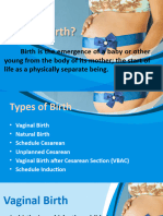 Types of Birth