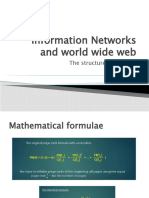 Information Networks and World Wide Web