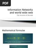 Information Networks and World Wide Web