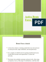 Active Brute Force Tools