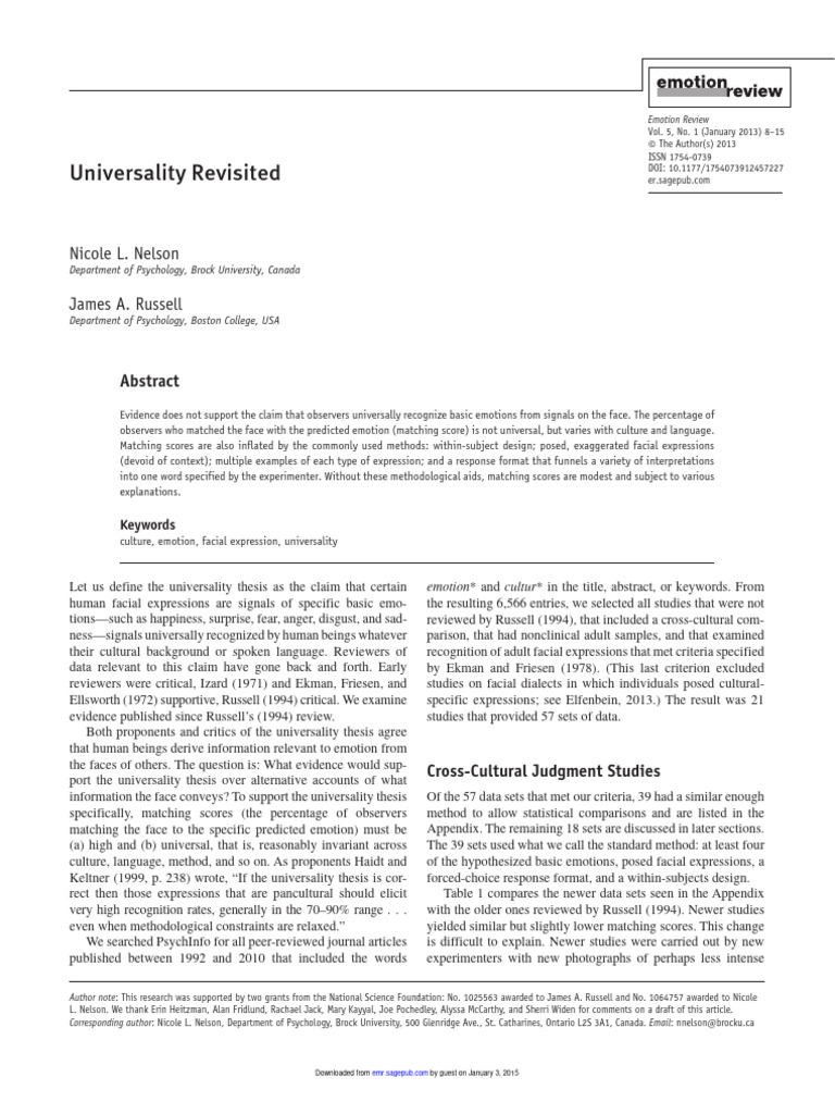 Russell 2013 | PDF