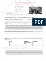 Test Clasa A 8-A, Untatea 1